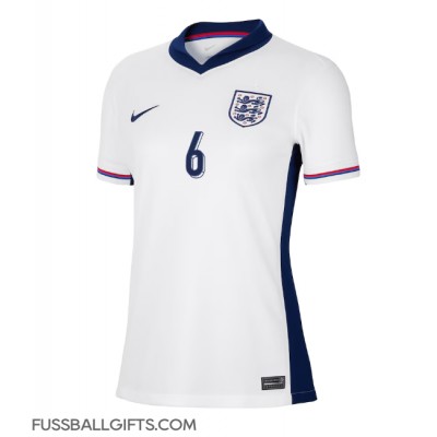England Marc Guehi #6 Fußballbekleidung Heimtrikot Damen EM 2024 Kurzarm England Marc Guehi #6 Fußballbekleidung Heimtrikot Damen EM 2024 Kurzarm